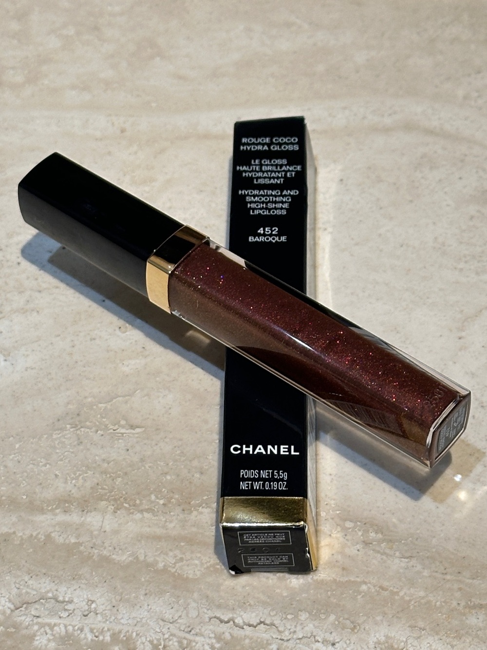 CHANEL Rouge Coco Hydra Gloss Lipgloss - 452 BAROQUE